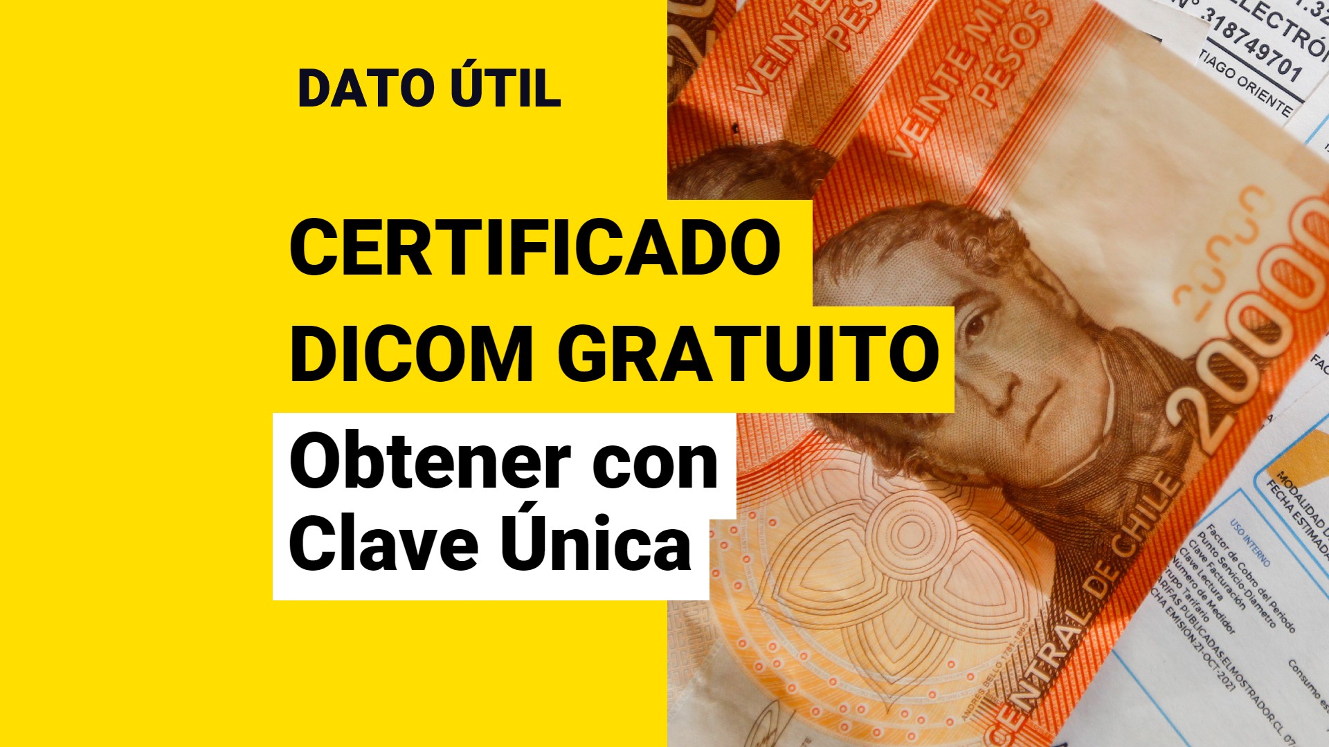 BAJE DICOM GRATUITO CON CLAVE ÚNICA